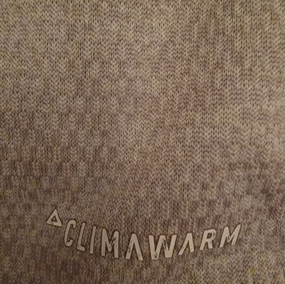Adidas Cropped Hoodie ClimaWarm Sweatshirt Gray Women’s Size Small (8-10) - Picture 6 of 8